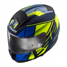 Шлем LS2 FF397 Vector HPFC Evo Kripton Matt Blue H-V Yellow